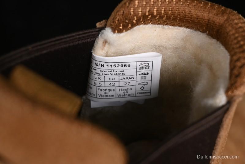 UGG Burleigh Chelsea Winter Snow Boots for Men with Lightweight Anti-Slip Sole and Genuine Wool Leather - 1152050