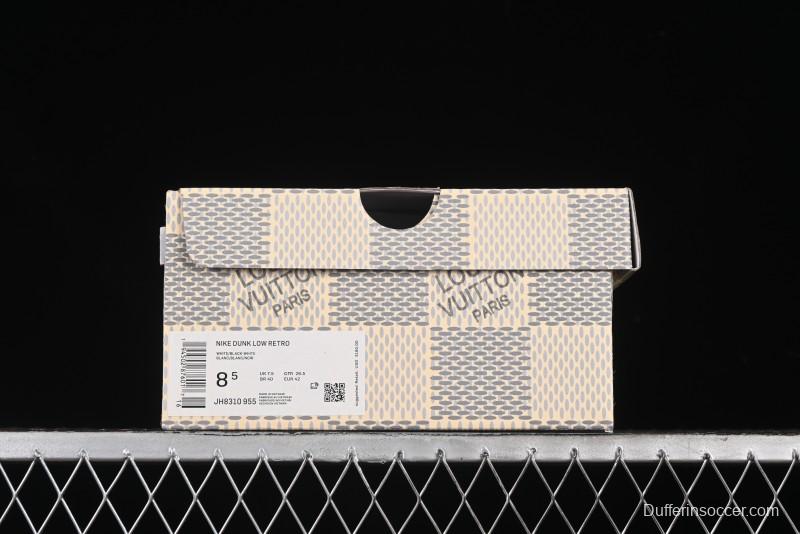 Nike SB Dunk Low LV Collaboration - Light Blue Denim Hook Anniversary High-End Custom Low-Top Casual Skate Shoes - JH8310-955