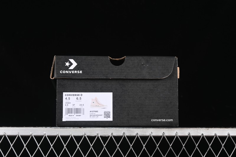 Converse Zoo Happy Pets Series High-Top Casual Sneakers with Plush Lining for Autumn Winter - A12768C
