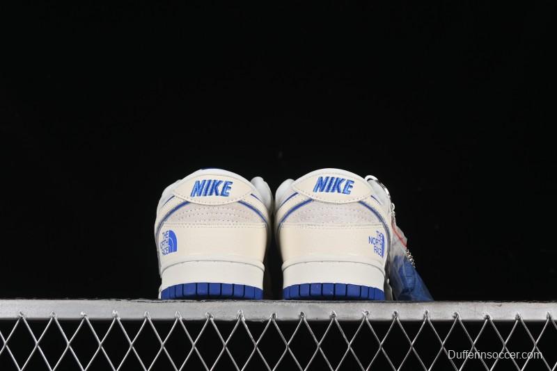 Nike SB Dunk Low The North Face Collaboration Anniversary Edition Custom Low-Top Casual Skate Shoes - KK1333-007