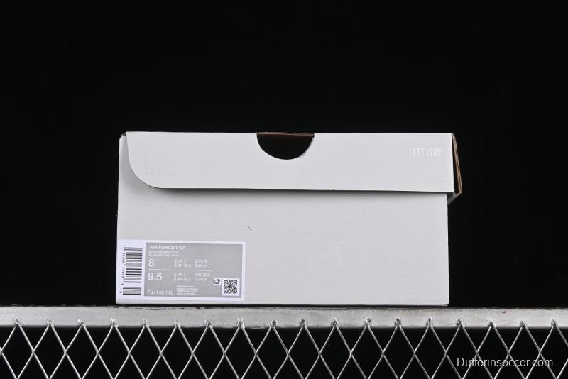 Nike Air Force 1'07 Low Casual Sneakers with Full-Length Air Cushion - FJ4146-110