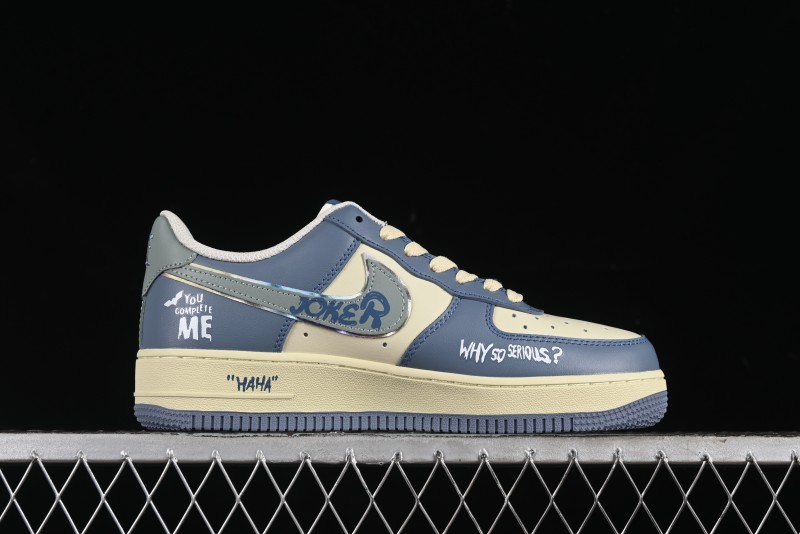 Nike Air Force 1 Low "Ghost Fire Clown" Halloween Themed Casual Sneakers - XL2321-333