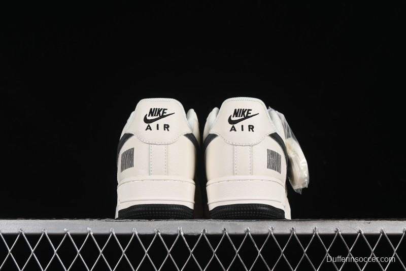 Nike Air Force 1 '07 Low QR Code Black Star Sneakers - CU1836-962