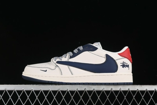 Nike Travis Scott x Fragment Design x Air Jordan 1 Low OG SP AJ1 Retro Sneakers - XZ3398-001