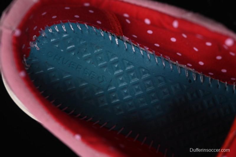 Converse One Star Hello Kitty Collaboration Low Top Casual Sneakers with Embroidered Bow - 362941C