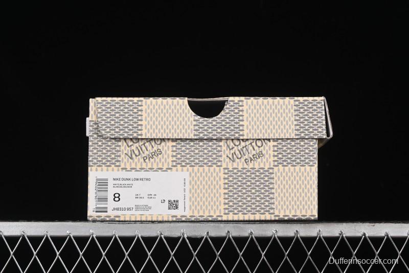 Nike SB Dunk Low LV Collaboration - Beige Denim Swoosh Anniversary High-End Custom Low-Top Casual Skate Shoes - JH8310-957