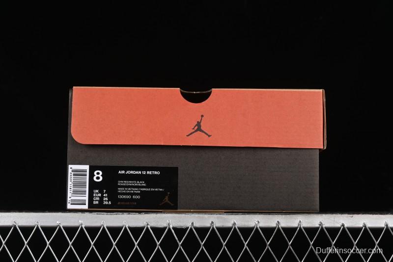 Nike Air Jordan 12 Retro Gym Red Basketball Shoes - 130690-600