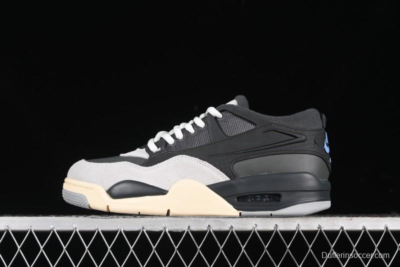 Nike Air Jordan 4 Remastered Sneakers in Black Grey - FQ7938-002