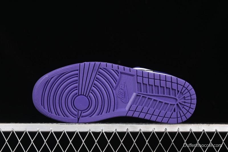 Nike Air Jordan 1 Low AJ1 Grape Purple Low-Top Basketball Shoes - 553558-500