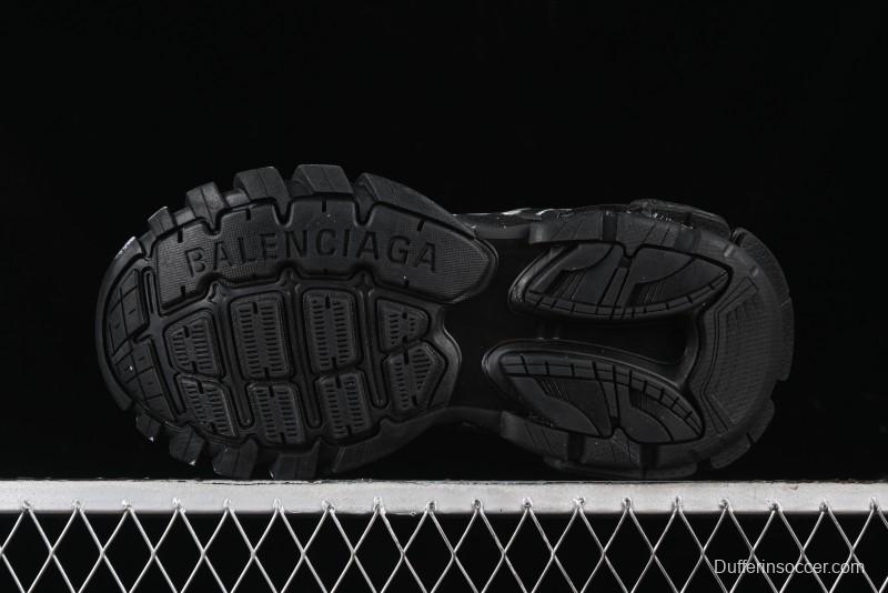 Balenciaga Track Sneaker with Transparent Heel Strap - WTRHW1090