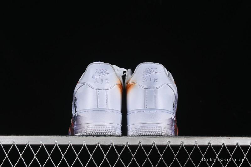 Nike Air Force 1 '07 Low Black Myth Wukong Themed Casual Sneakers - 315122-111