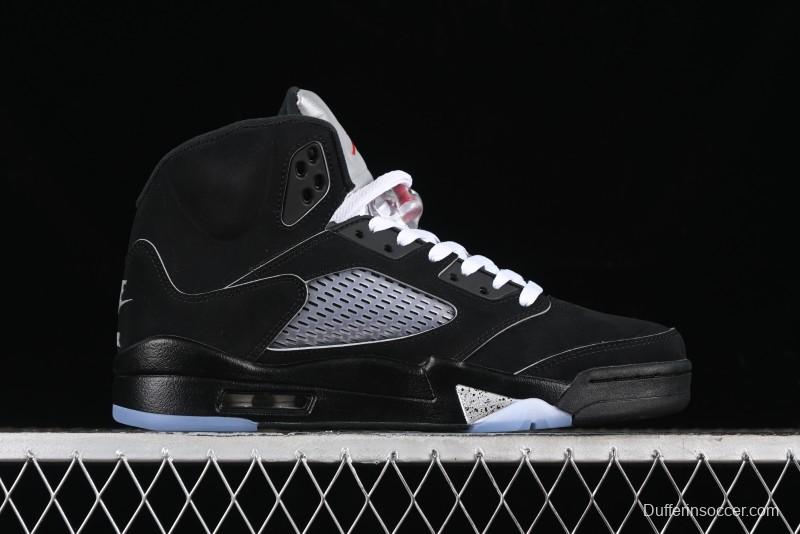 Nike Air Jordan 5 Retro Black Metallic Reimagined Basketball Shoes - HF3975-001