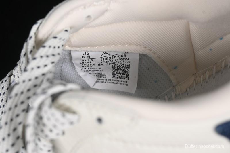 Nike Travis Scott x Fragment Design x Air Jordan 1 Low OG SP AJ1 Supreme Collaboration - JH6088-608