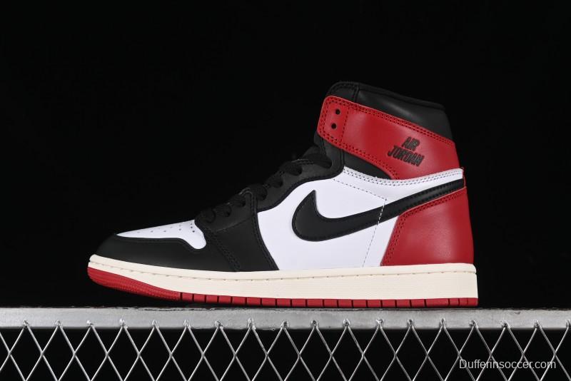 Nike Air Jordan 1 High OG Retro Basketball Shoes with Black Toe Design - DZ5485-106