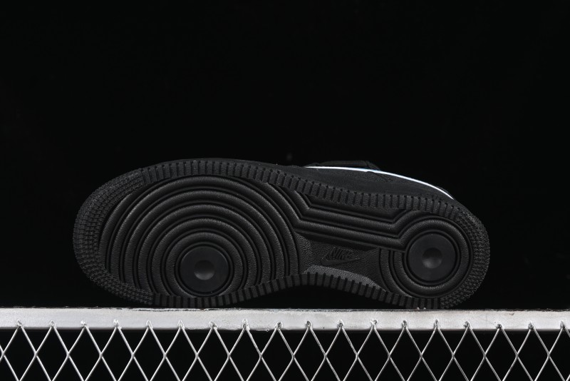 Nike Air Force 1 '07 Low Cleanfit Custom Official Bestseller Black Blue Starry Sky Full Diamond Casual Sneakers - ZH0316-042