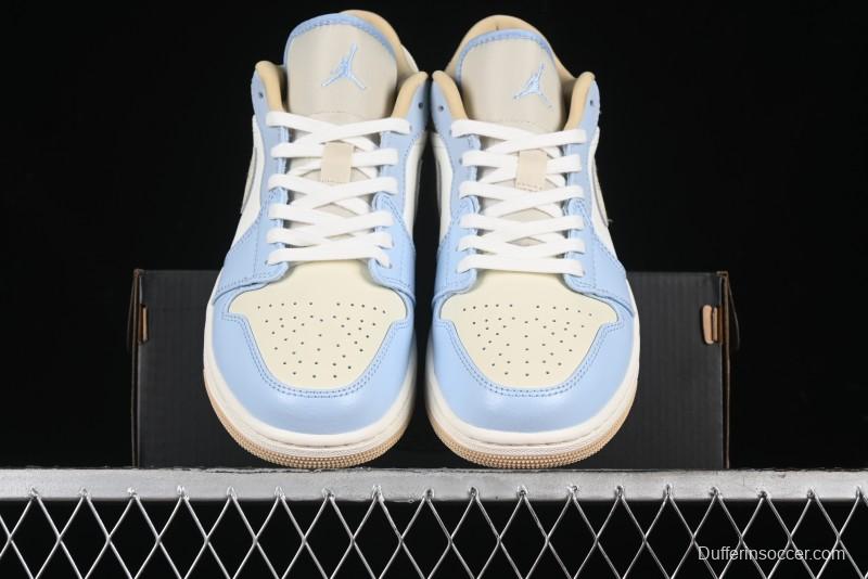 Nike Air Jordan 1 Low OG AJ1 White Brown Low Top Casual Basketball Shoes - HQ4186-111