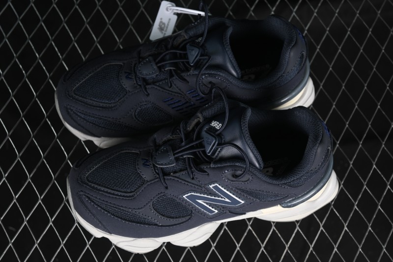 New Balance 9060 Series Kids Hook and Loop Sneakers - PV9060NV