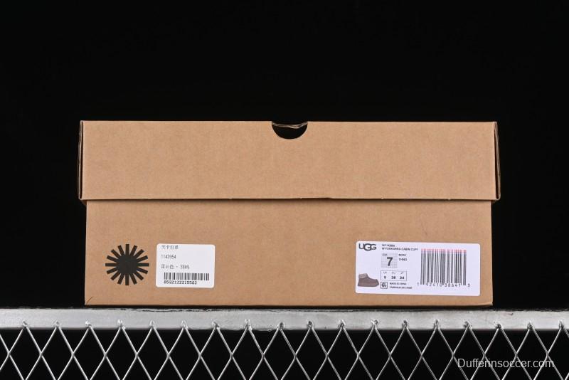 UGG Classic Mini II Fur Lace-Up Platform Mini Boots with Treadlite Outsole - 1143954