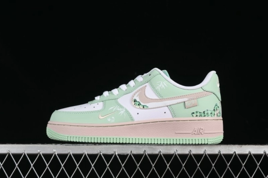 Nike Air Force 1 '07 Low Casual Sneakers 'Jianlou House' - DB3301-099