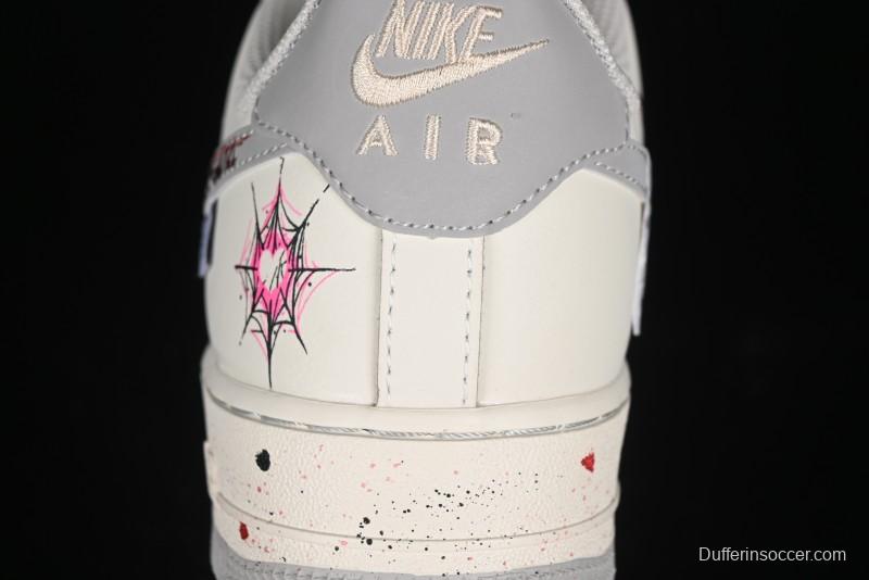 Nike Air Force 1 '07 Low Halloween Edition "Mercury Spider" Casual Sneakers - FB1893-333