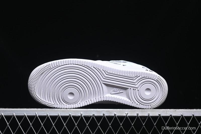 Nike Air Force 1 '07 Low "Smiley Face" Casual Sneakers - FB8971-020