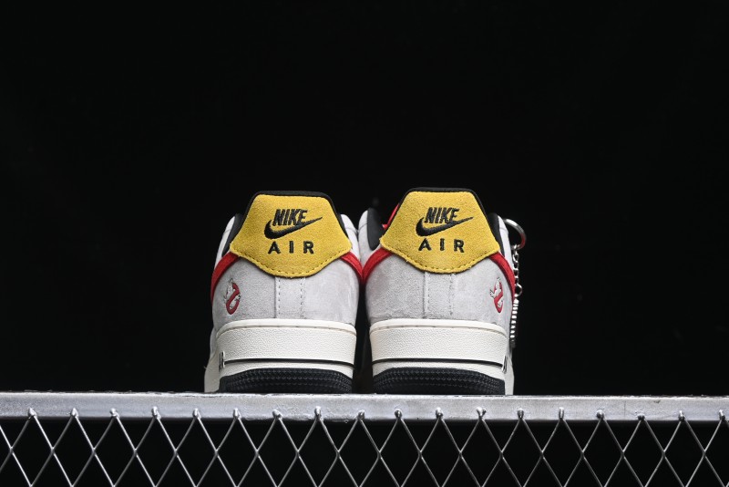 Nike Air Force 1 '07 Low Halloween Collaboration - Red Grey Pig Version Low Top Casual Sneakers - KK1988-020