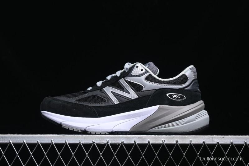 New Balance 990 Series High-End Made in USA Retro Casual Running Shoes - M990BK6