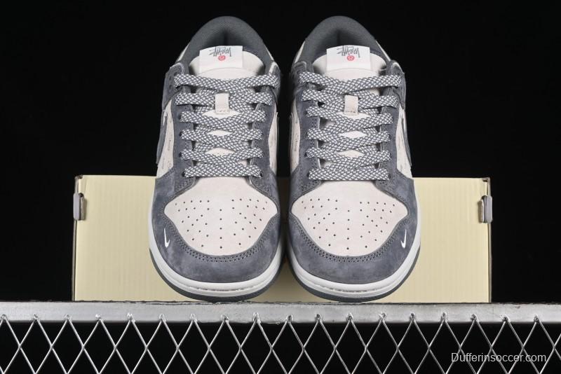 Nike SB Dunk Low Stussy Anniversary Edition Premium Customized Low-Top Casual Sneakers - XX2025-508