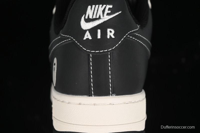 Nike Air Force 1 '07 Low Bape Collaboration - Beige Grey Black Low-Top Casual Sneakers BB6566-209
