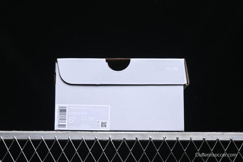 Nike Air Force 1 '07 Low Top Sneakers with Full-Grain Leather and Air Cushion - DD8959-111