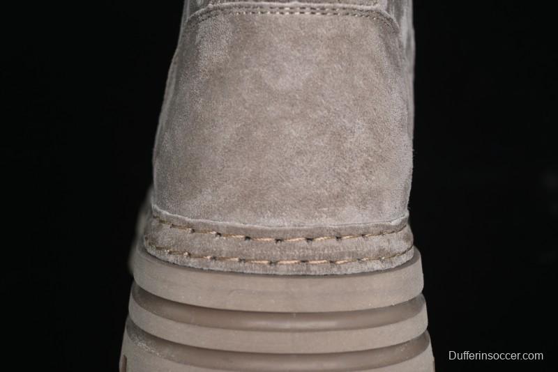 ECCO Cool Series Workwear Leather Anti-Slip Platform Chelsea Boots - 63890801001