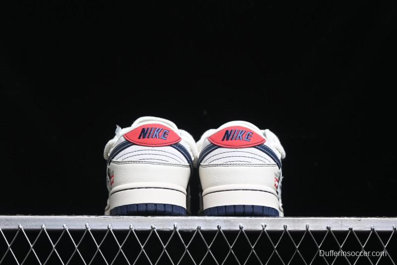 Nike SB Dunk Low Stone Island Anniversary Edition Customized Low-Top Casual Skate Shoes - YX5066-201