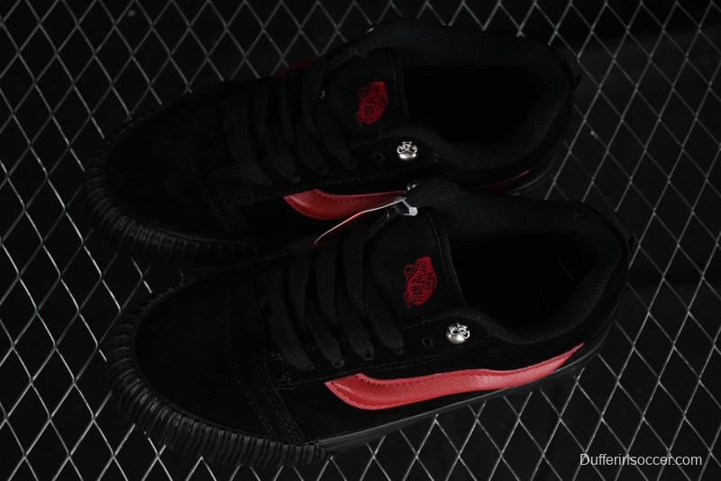 Vans Knu Skool Low Top Retro Casual Vulcanized Slip-On Shoes - VN0009QCSWE