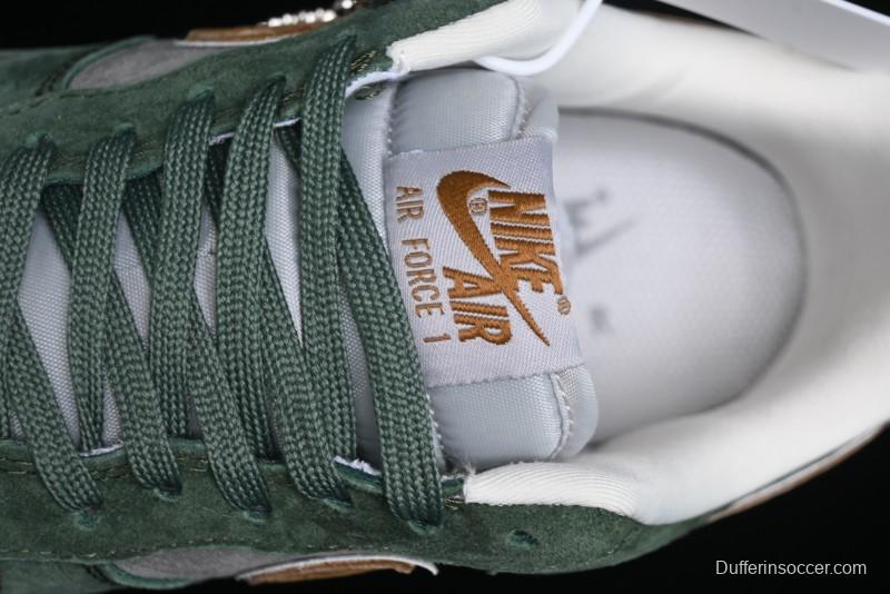 Nike Air Force 1 '07 Low UN Collaboration - Moss Green Low-Top Casual Sneakers - KK1988-022