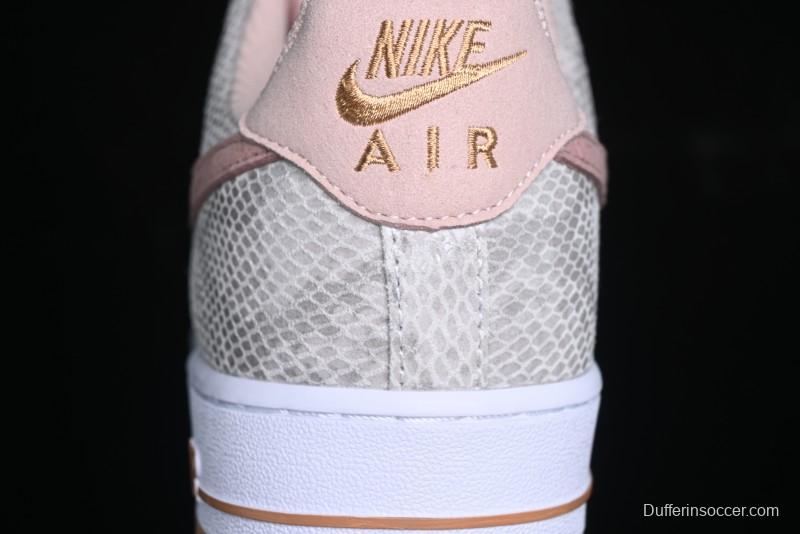 Nike Air Force 1 '07 Low Year of the Snake Themed Low-Top Casual Sneakers - HF2898-100