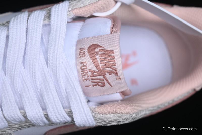 Nike Air Force 1 '07 Low Year of the Snake Themed Low-Top Casual Sneakers - HF2898-100