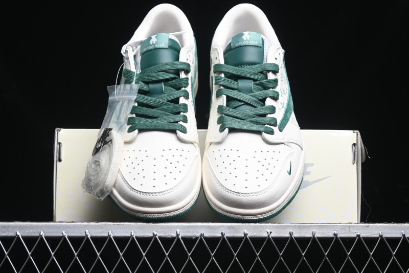 Nike Travis Scott x Fragment Design x Air Jordan 1 Low OG SP AJ1 Collaboration Sneakers - SJ2068-112