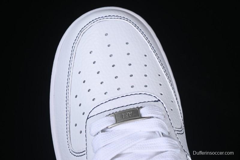 Nike Air Force 1'07 Low Casual Sneakers with Full-Length Air Cushion - HQ2037-100