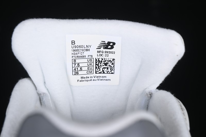 New Balance 9060 Retro Casual Running Shoes with ABZORB Cushioning - U9060LNY