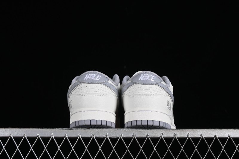 Nike SB Dunk Low NYC Collaboration Light Gray Low-Top Casual Skate Shoes - NC2103-302