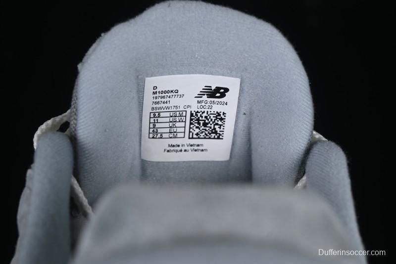 New Balance 1000 Series Retro Dad Style Low-Top Casual Running Shoes - M1000KQ