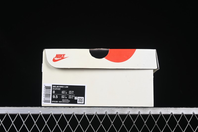 Nike Air Force 1 '07 Low Gucci Collaboration Snake Pattern Red Swoosh Casual Sneakers - DF0188-039