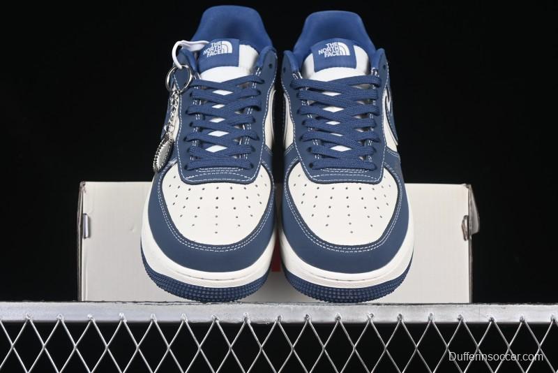 Nike Air Force 1 '07 Low Teddy Bear Collaboration Suede Blue Low-Top Casual Sneakers - KK1988-054