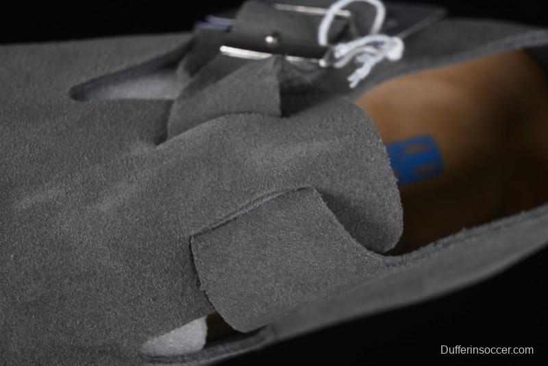 Birkenstock London BS Unisex Slip-On Comfort Shoes with Soft Suede Leather and Lambswool Insole - BS