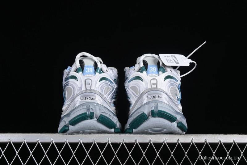 Balenciaga Runner Kith Four Color Retro Casual Shoes - W3RMU9034