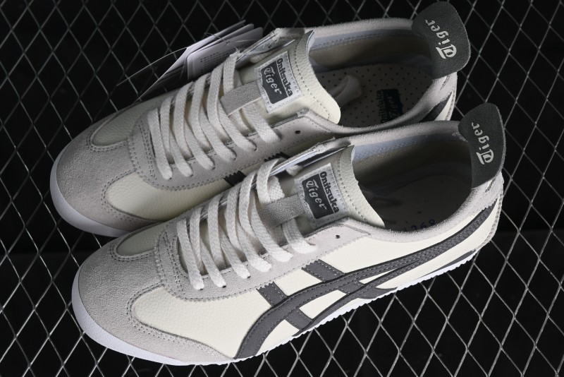 Onitsuka Tiger Mexico 66 Low-Top Leather Casual Running Shoes - 1183C076-100
