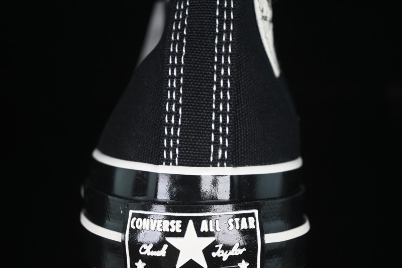 Converse Chuck 1970s High Top Canvas Sneakers with Star Stitch Design - A15743C