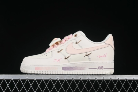 Nike Air Force 1 '07 Low Heart Bow Low-Top Casual Sneakers - FC1122-333