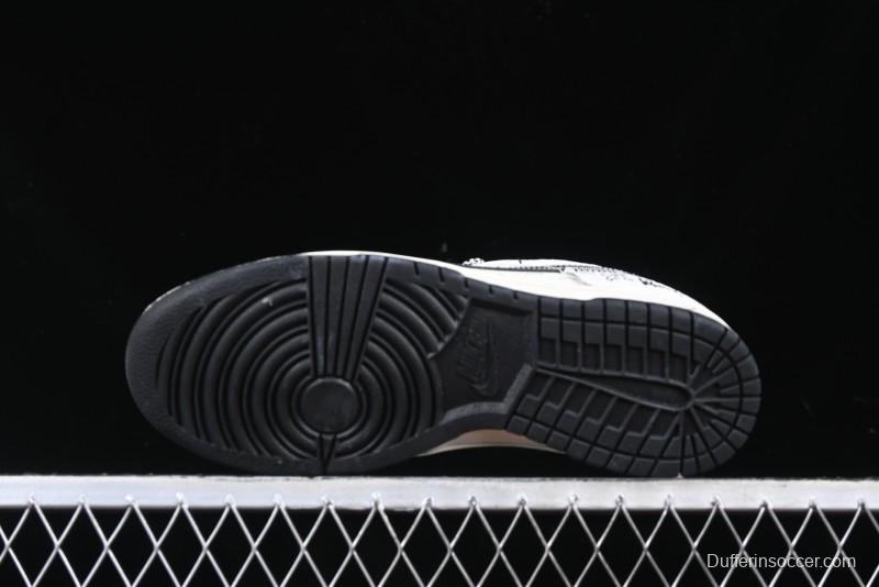 Nike SB Dunk Low Supreme Collaboration Anniversary Custom Low-Top Casual Sneakers - YX5066-220