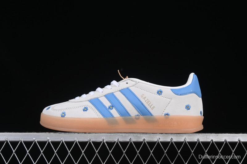 Adidas Gazelle Indoor Originals Retro Casual Slip-Resistant Wear-Resistant Low-Top Skate Shoes - IF4491